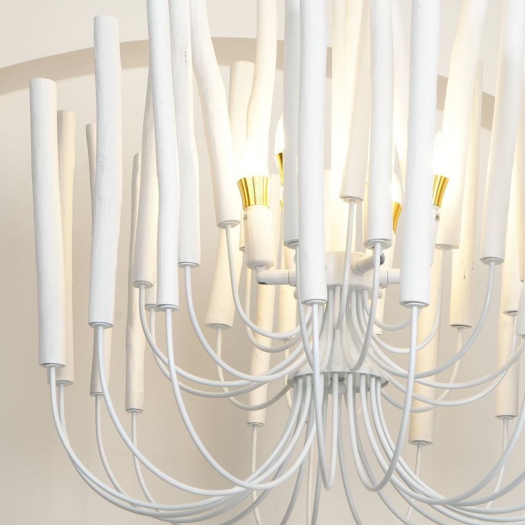 StainedWood Forest Chandelier