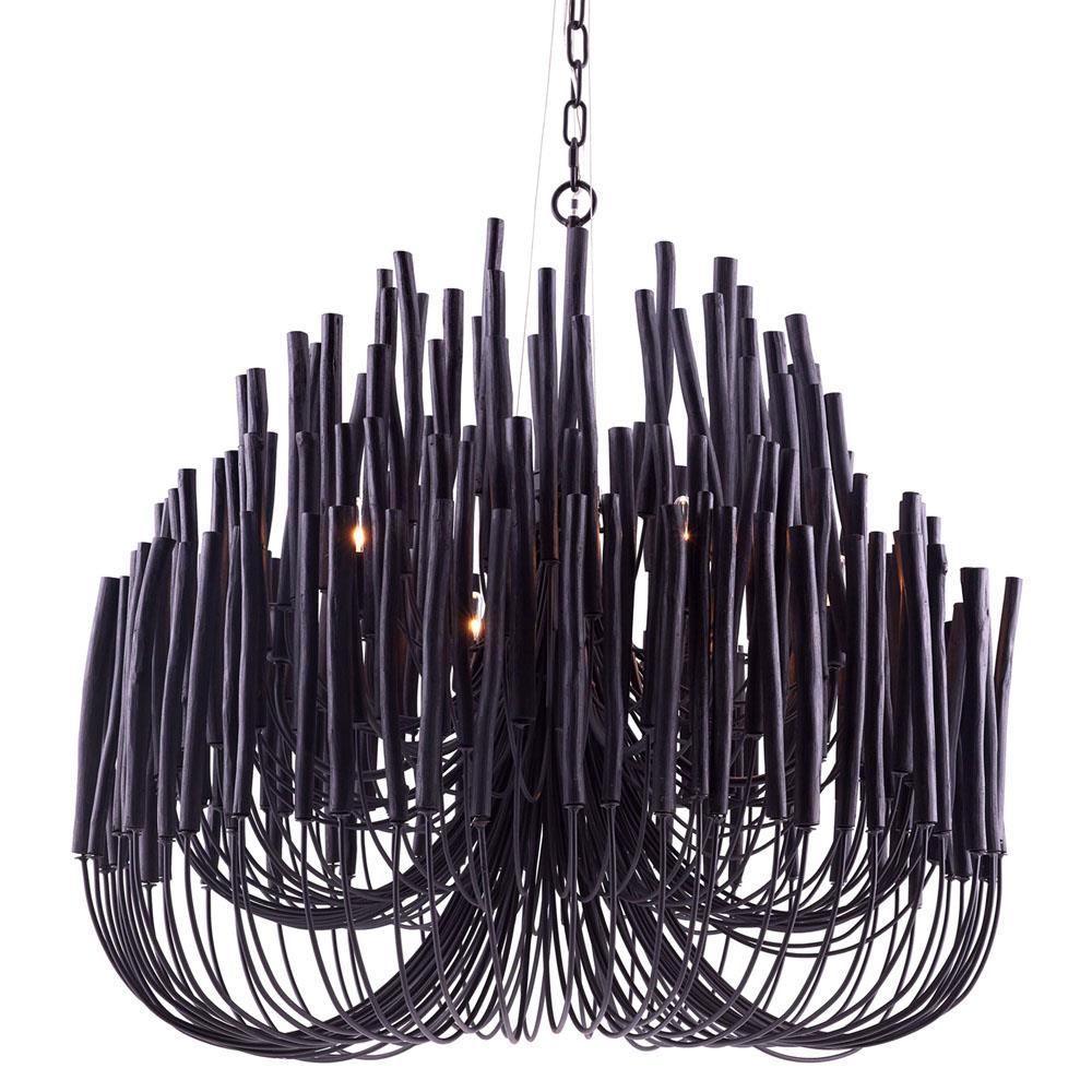 StainedWood Forest Chandelier