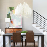 StainedWood Forest Chandelier