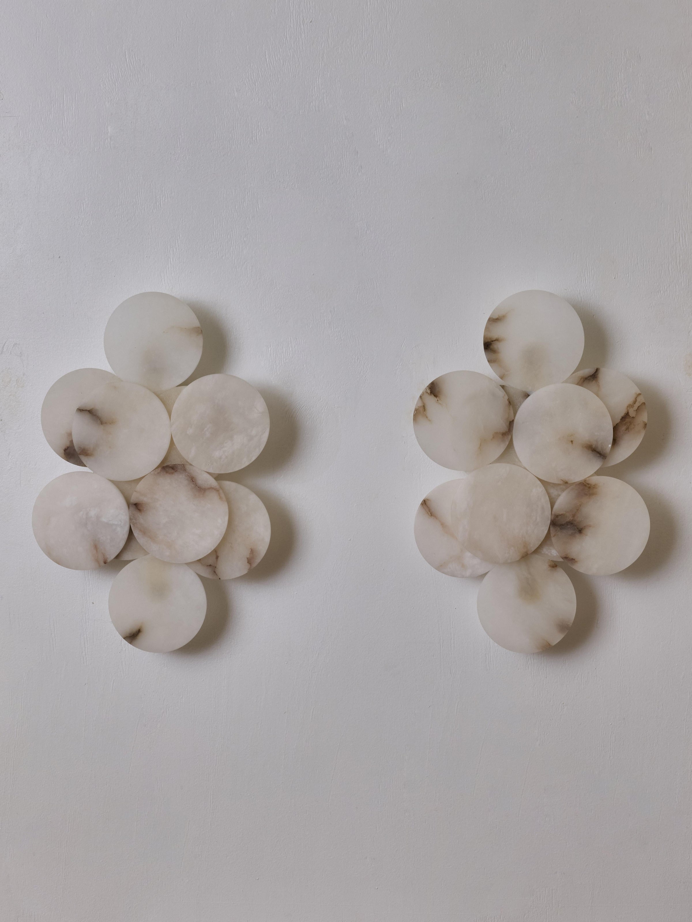 Tiles Alabaster Sconce