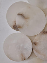 Tiles Alabaster Sconce