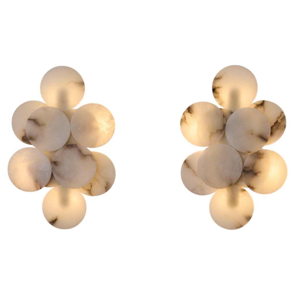 Tiles Alabaster Sconce