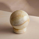 Turned Onyx Table Lamp