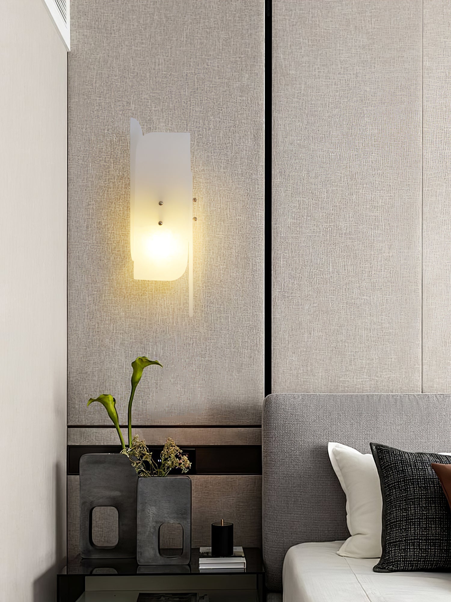 Velva Alabaster Wall Sconce