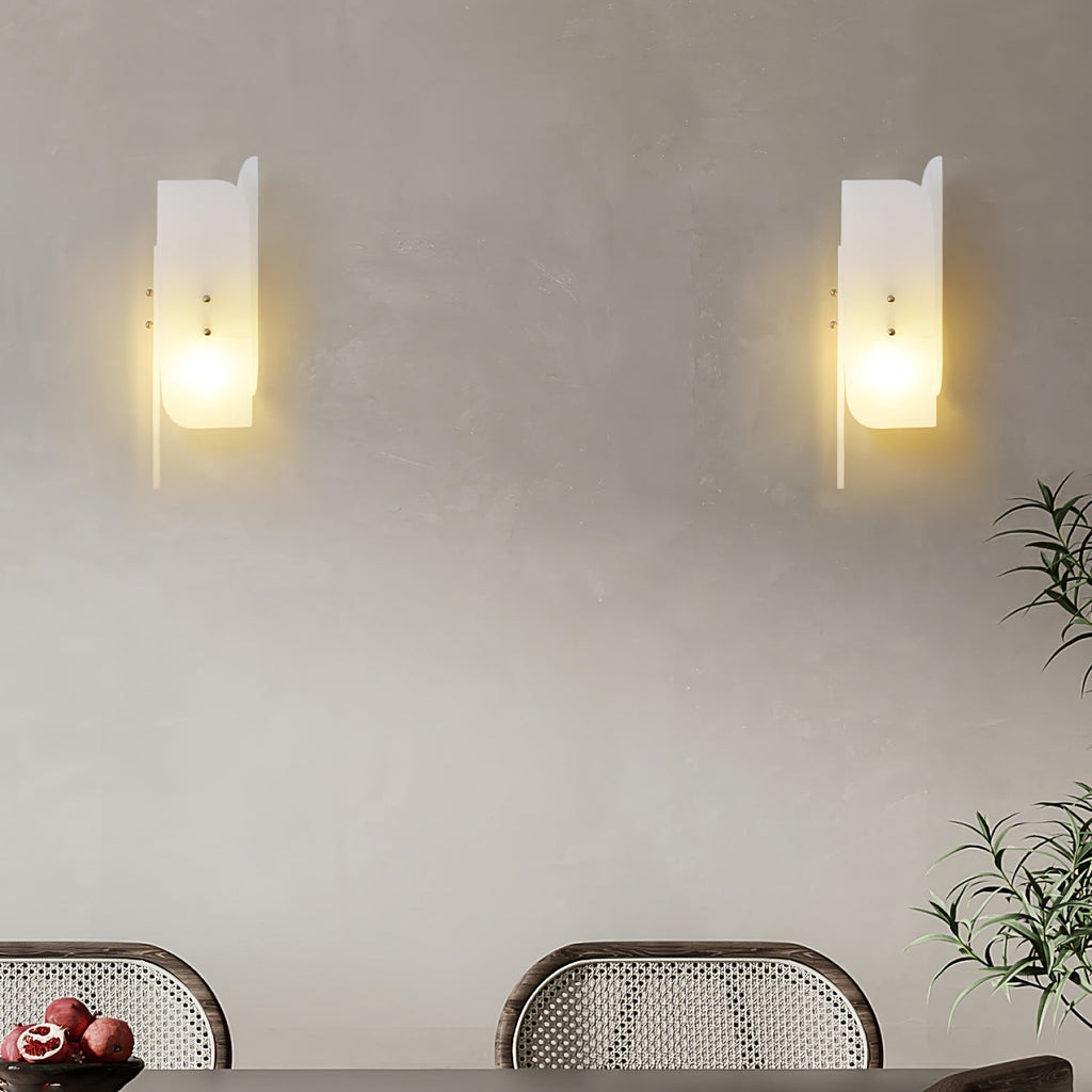 Velva Alabaster Wall Sconce