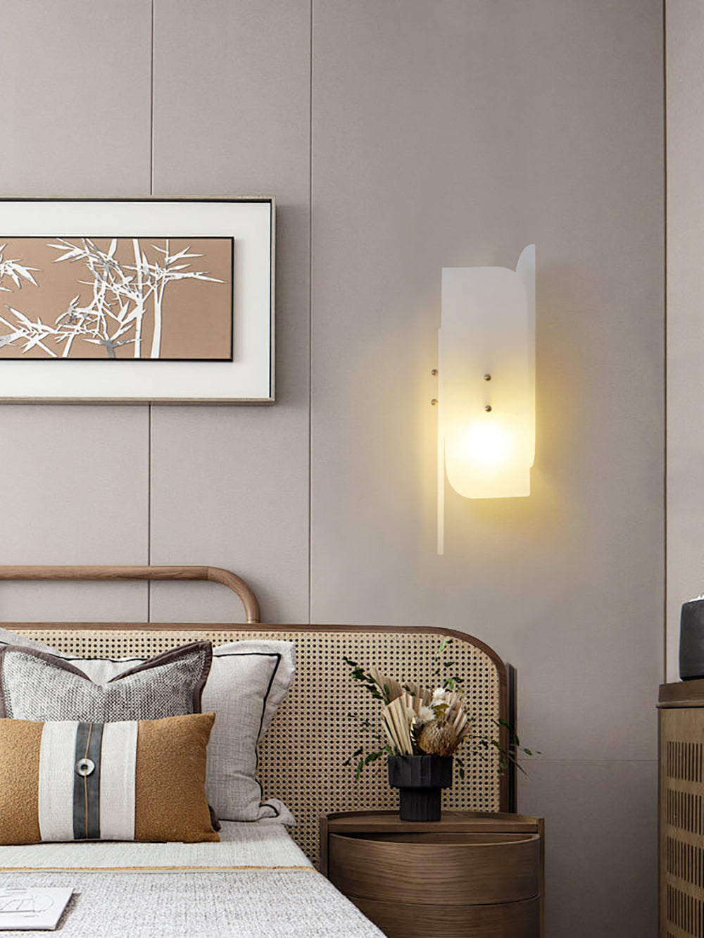Velva Alabaster Wall Sconce