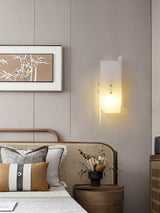 Velva Alabaster Wall Sconce
