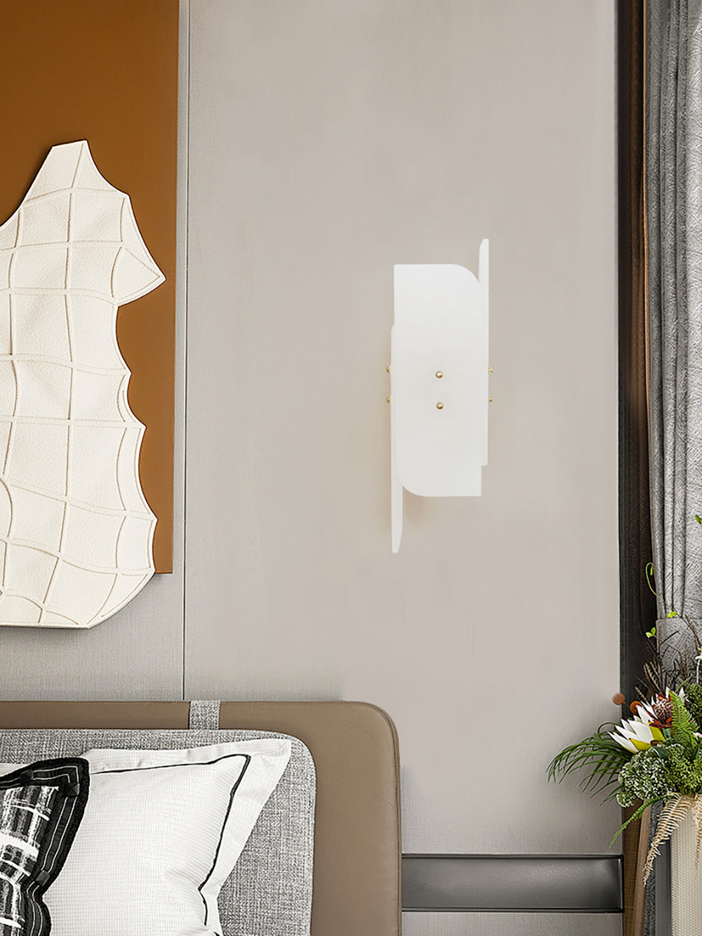 Velva Alabaster Wall Sconce