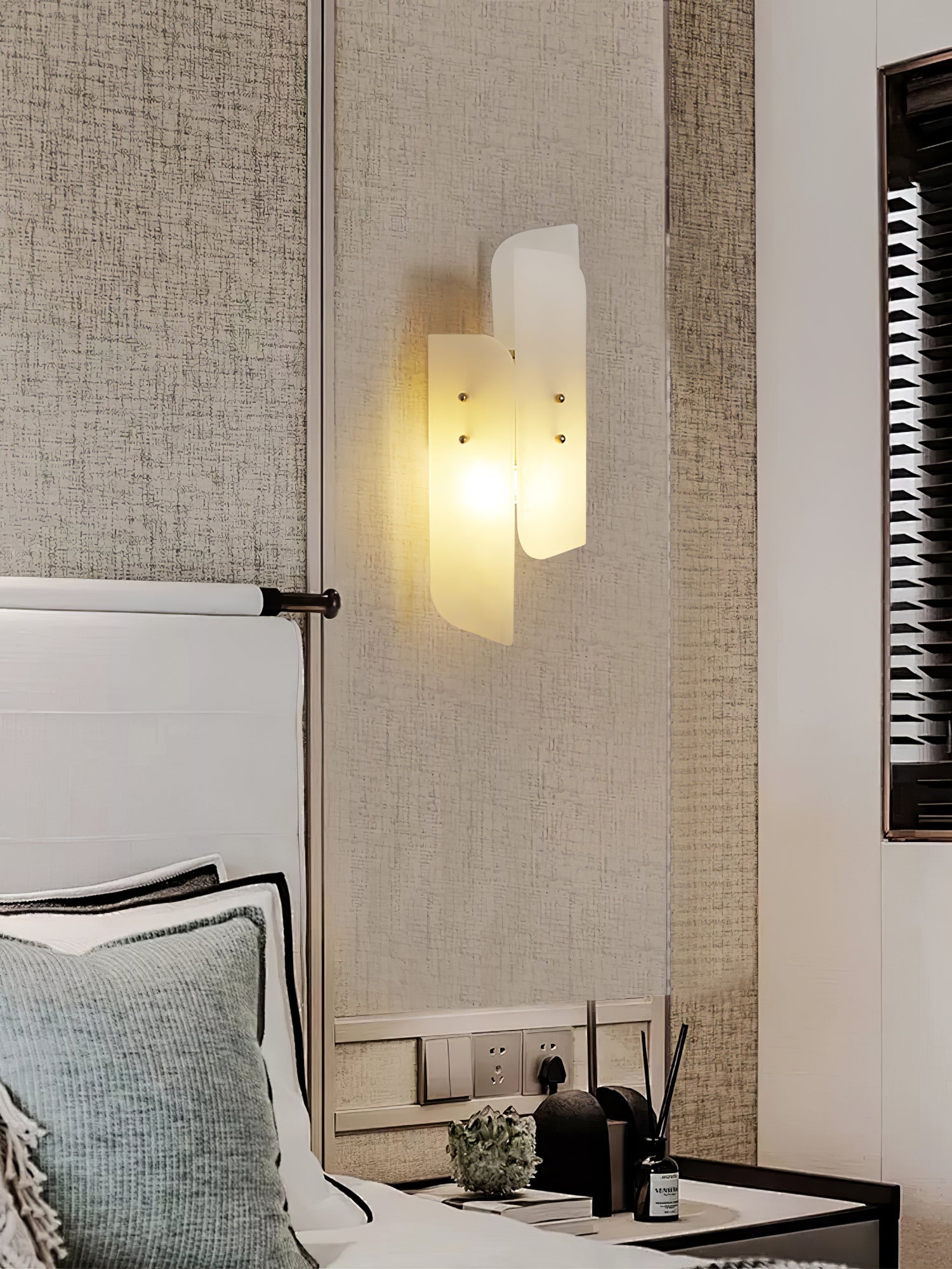 Velva Alabaster Wall Sconce