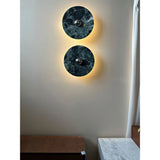 Verde Alpi Marble Sconce