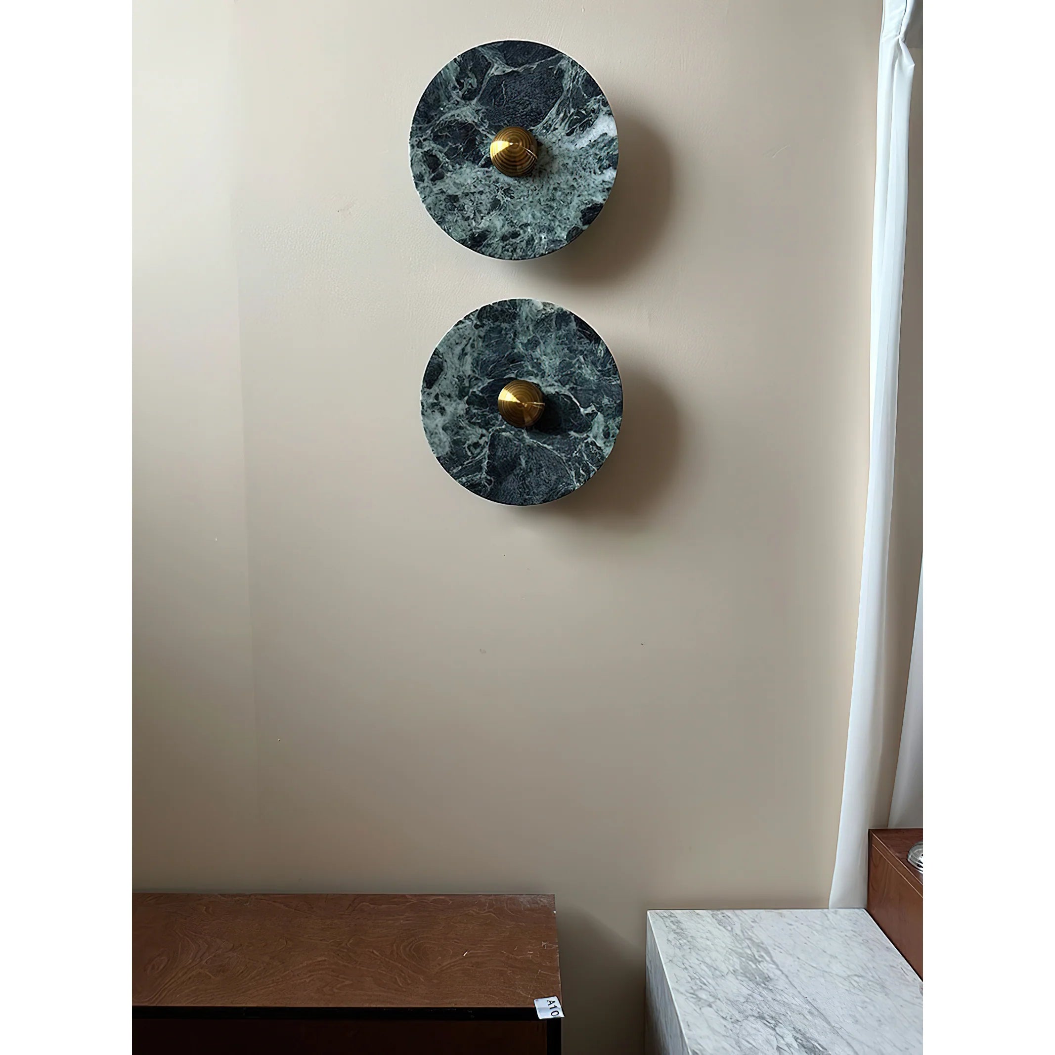 Verde Alpi Marble Sconce