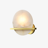 Vicky Alabaster Wall Sconce Round