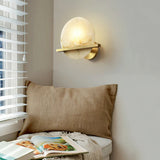 Vicky Alabaster Wall Sconce Round