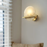 Vicky Alabaster Wall Sconce Round