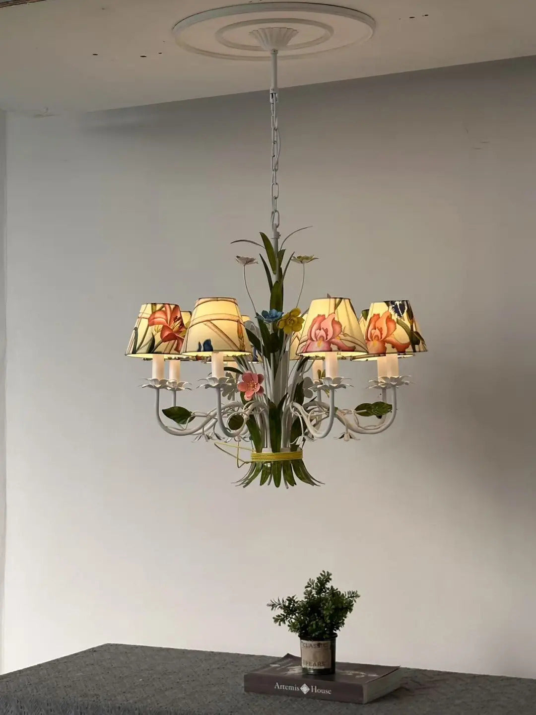 Vintage Iris Chandelier