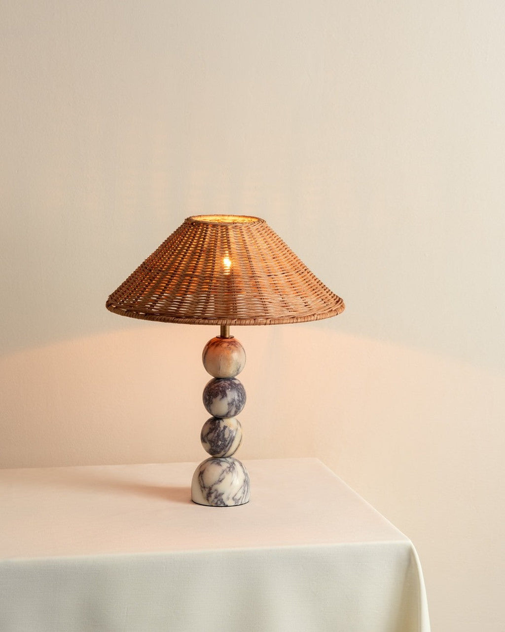 Viola Marble Table Lamp