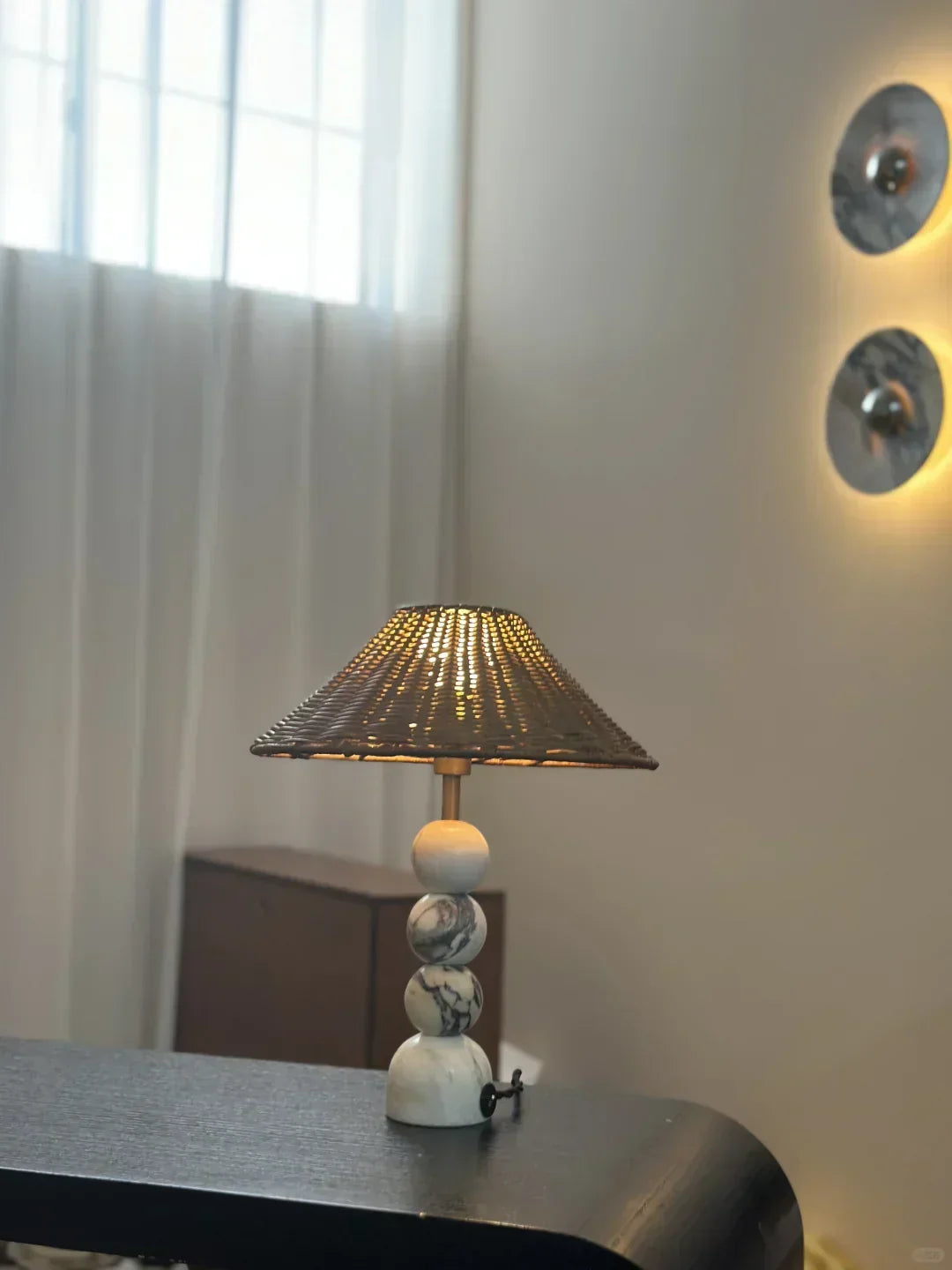 Viola Marble Table Lamp