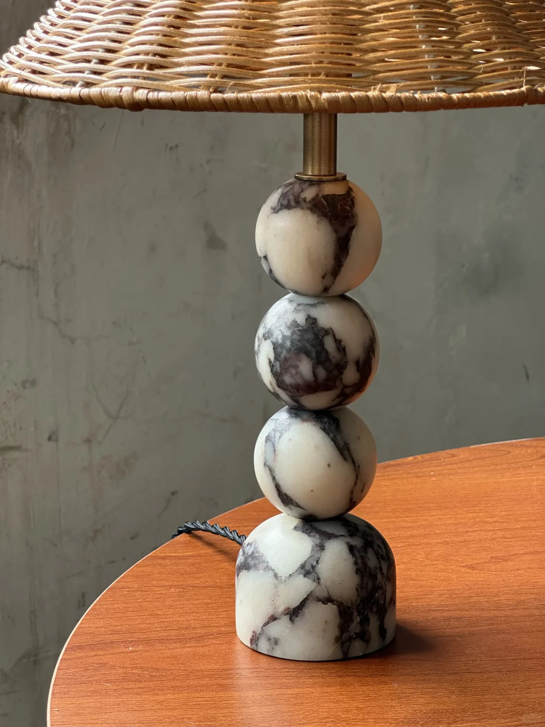 Viola Marble Table Lamp