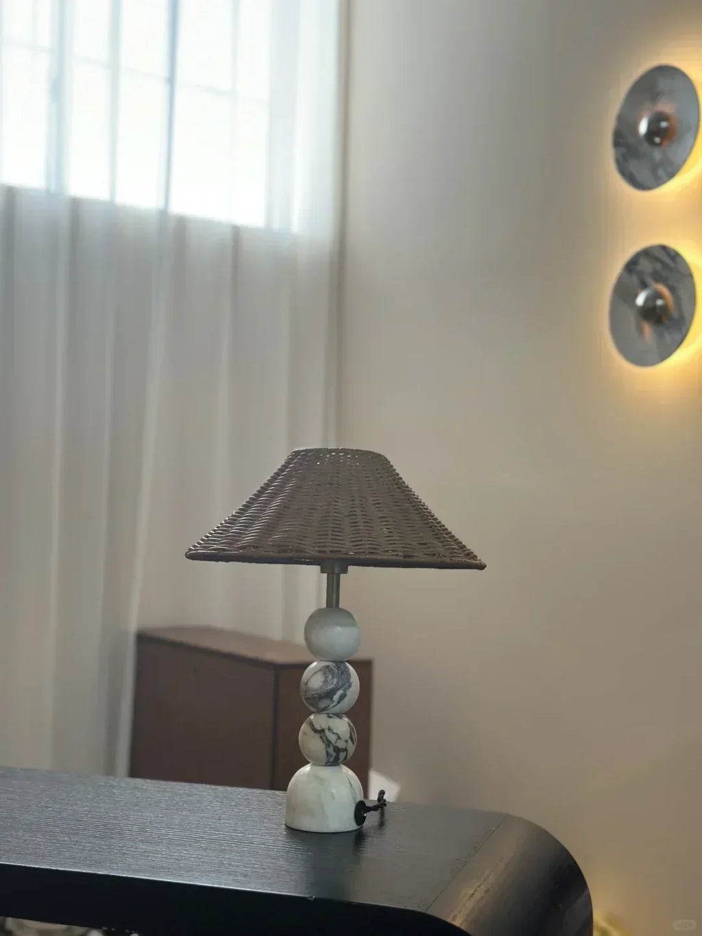 Viola Marble Table Lamp