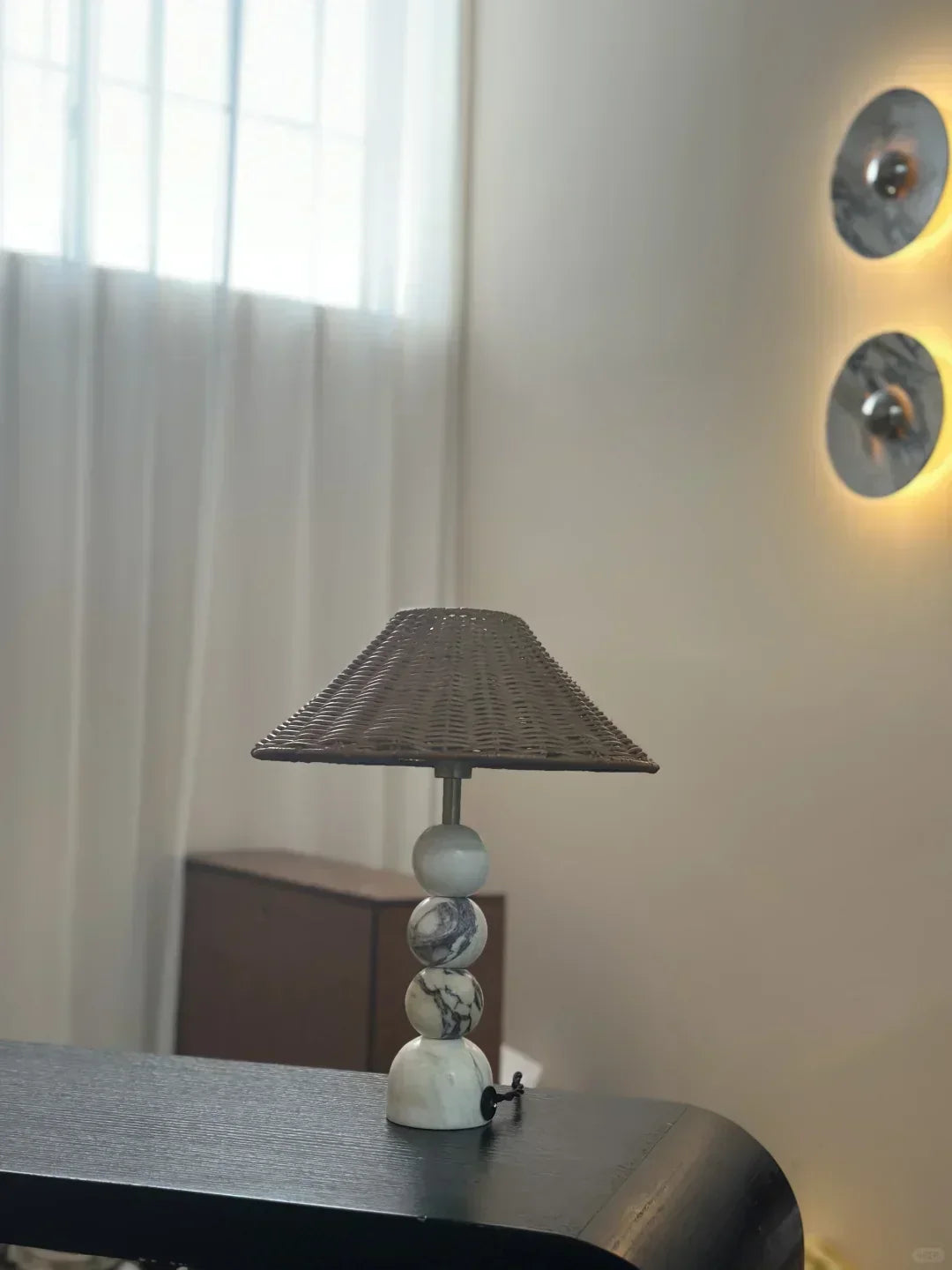 Viola Marble Table Lamp
