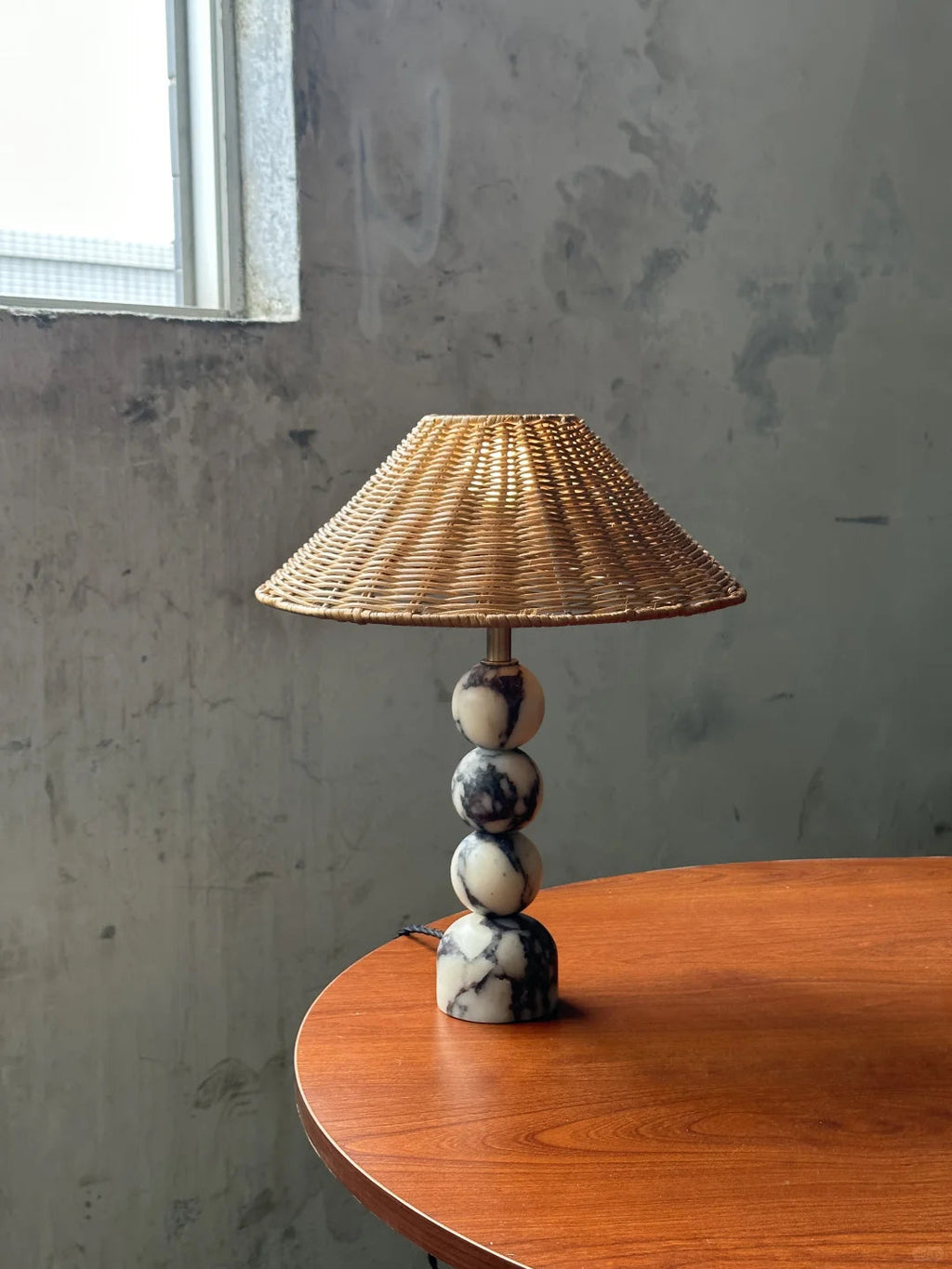 Viola Marble Table Lamp