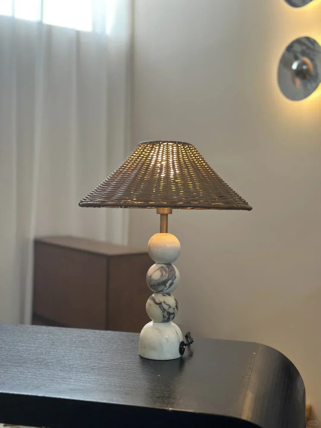 Viola Marble Table Lamp