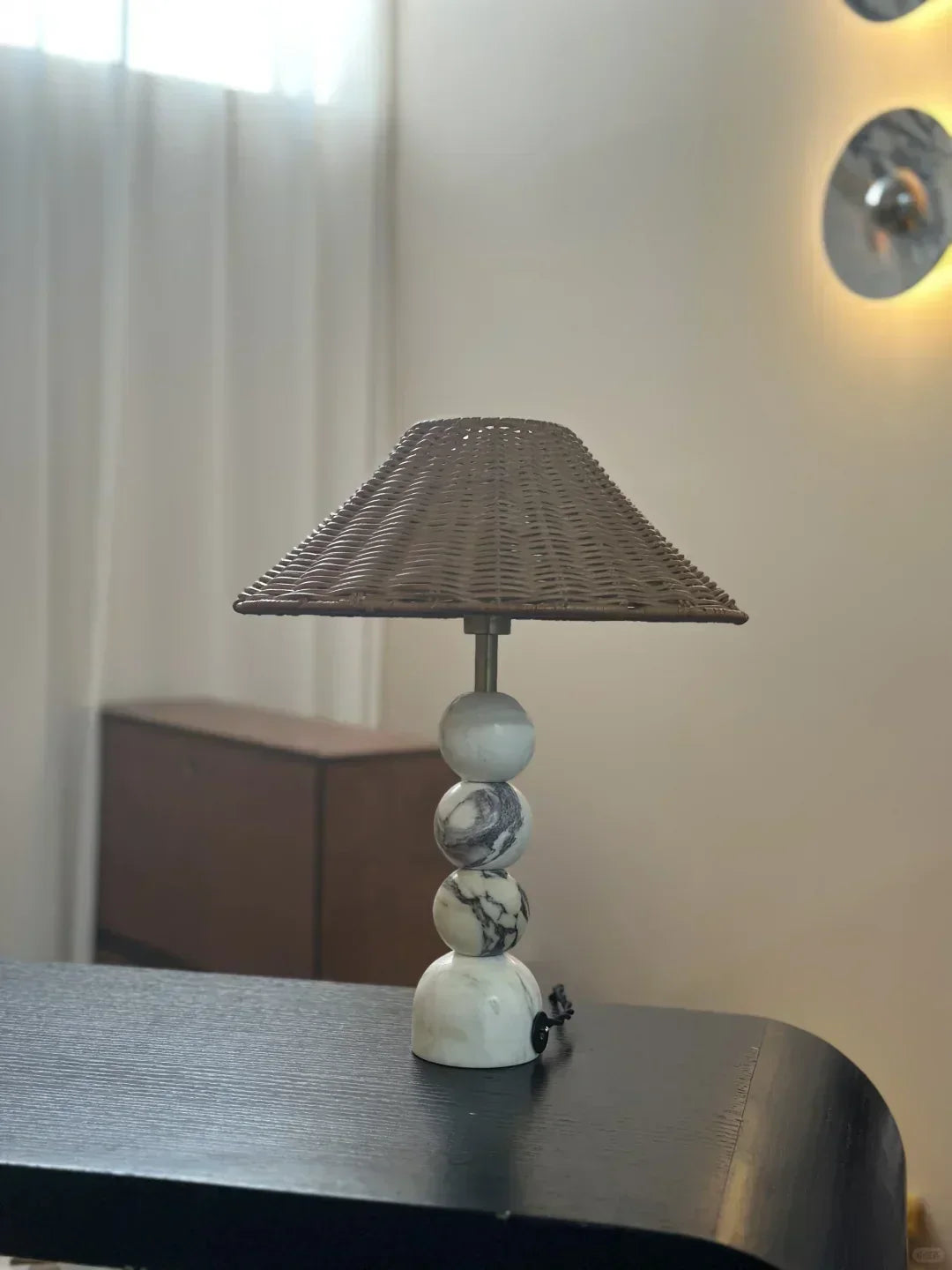 Viola Marble Table Lamp