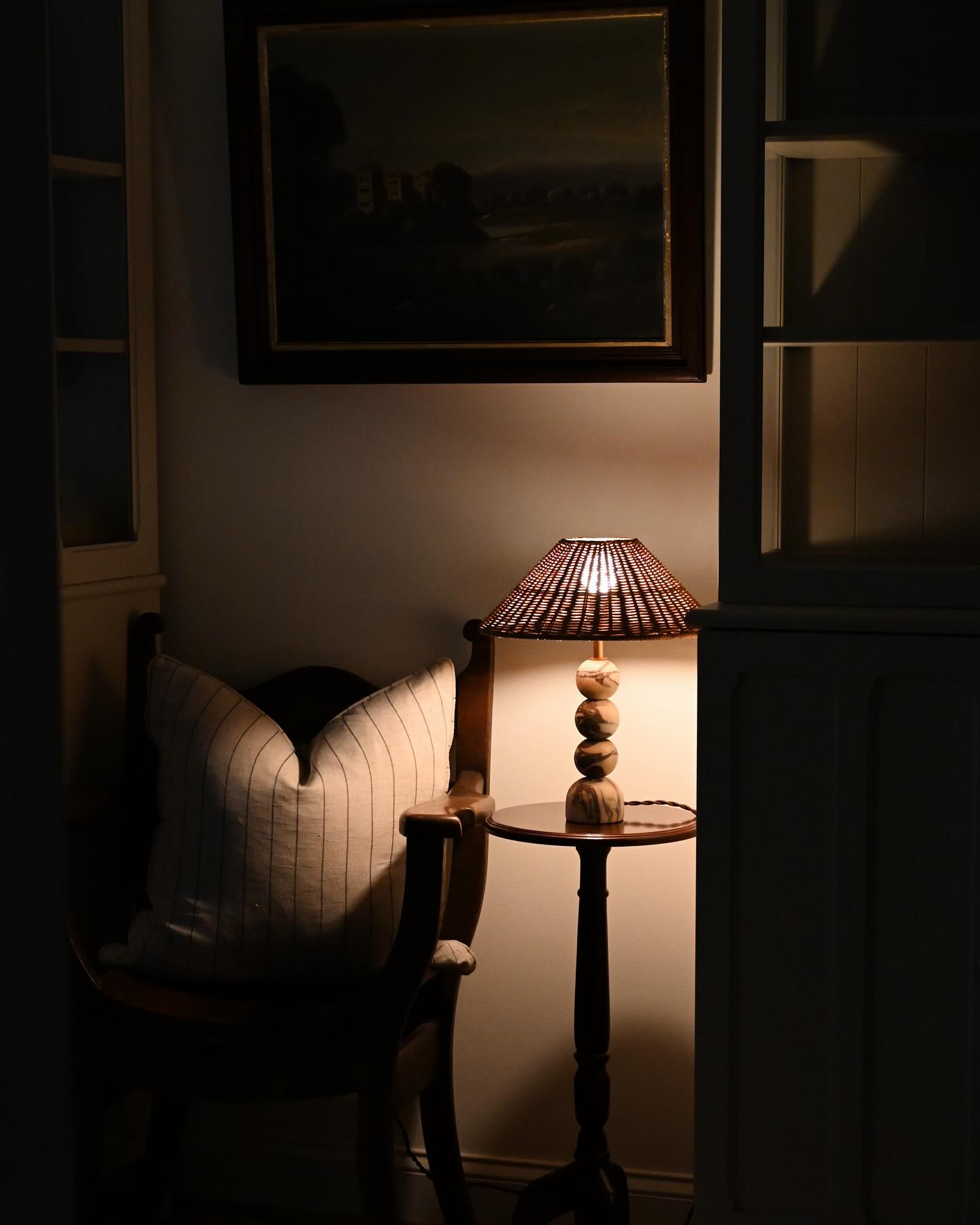 Viola Marble Table Lamp