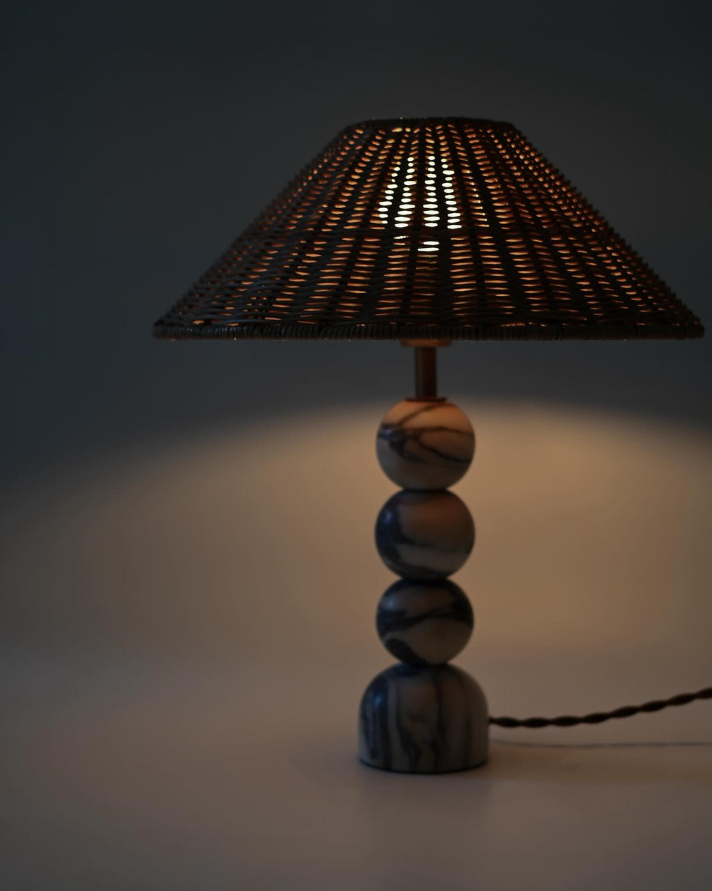 Viola Marble Table Lamp