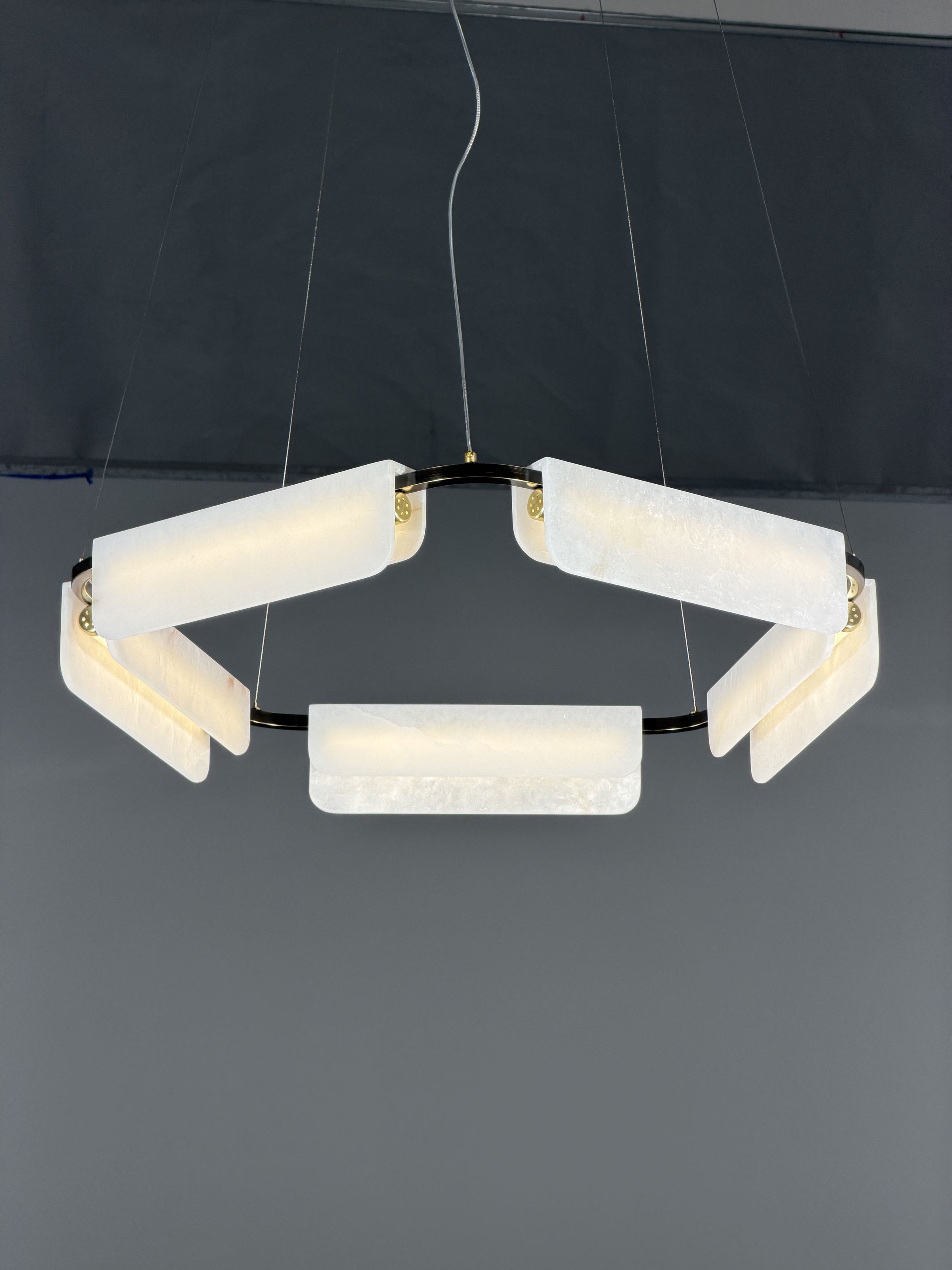 Zoe Alabaster Chandelier