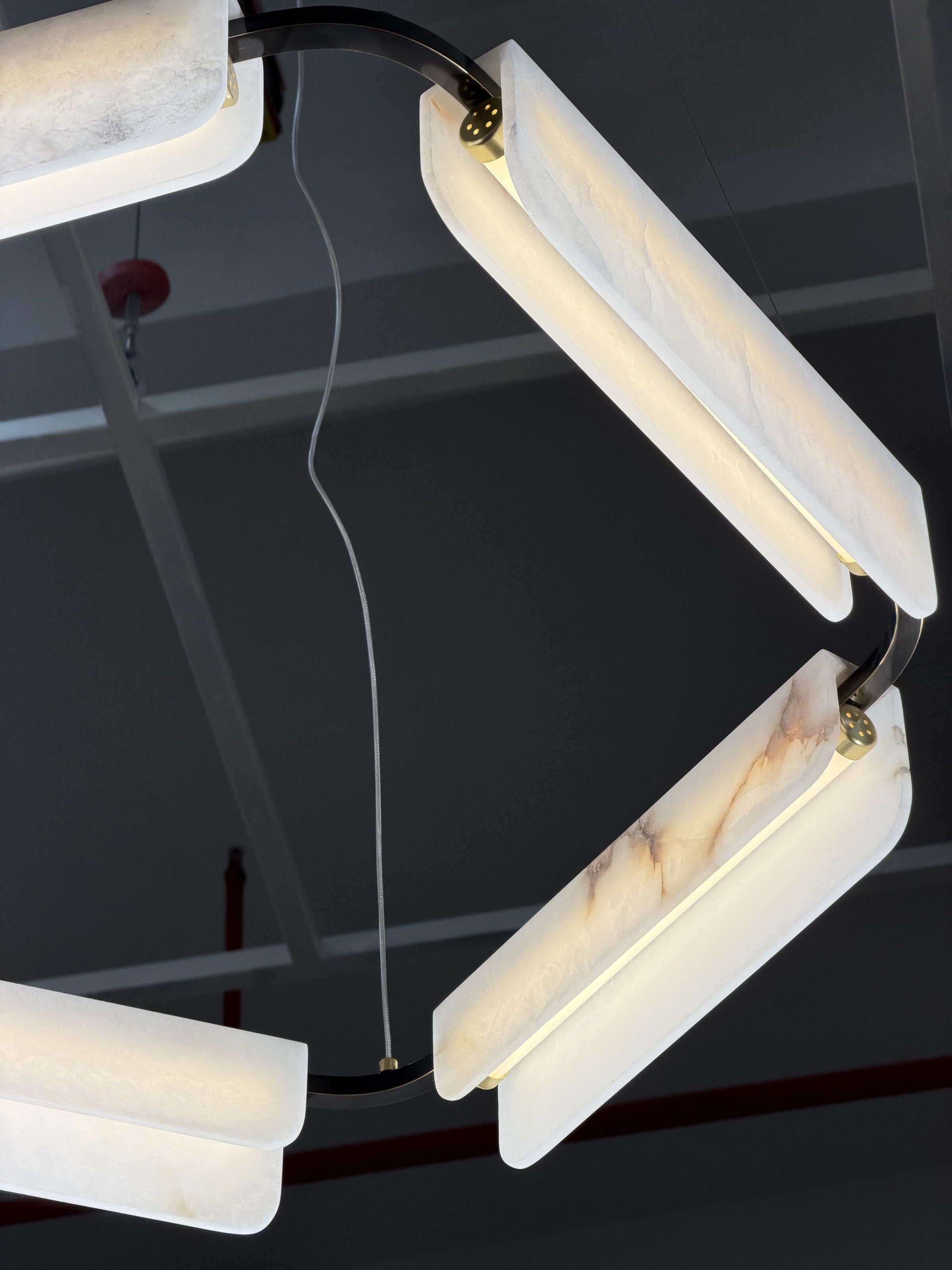 Zoe Alabaster Chandelier