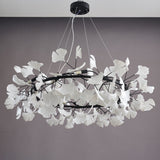 Carias Series Circle Gingko Chandelier