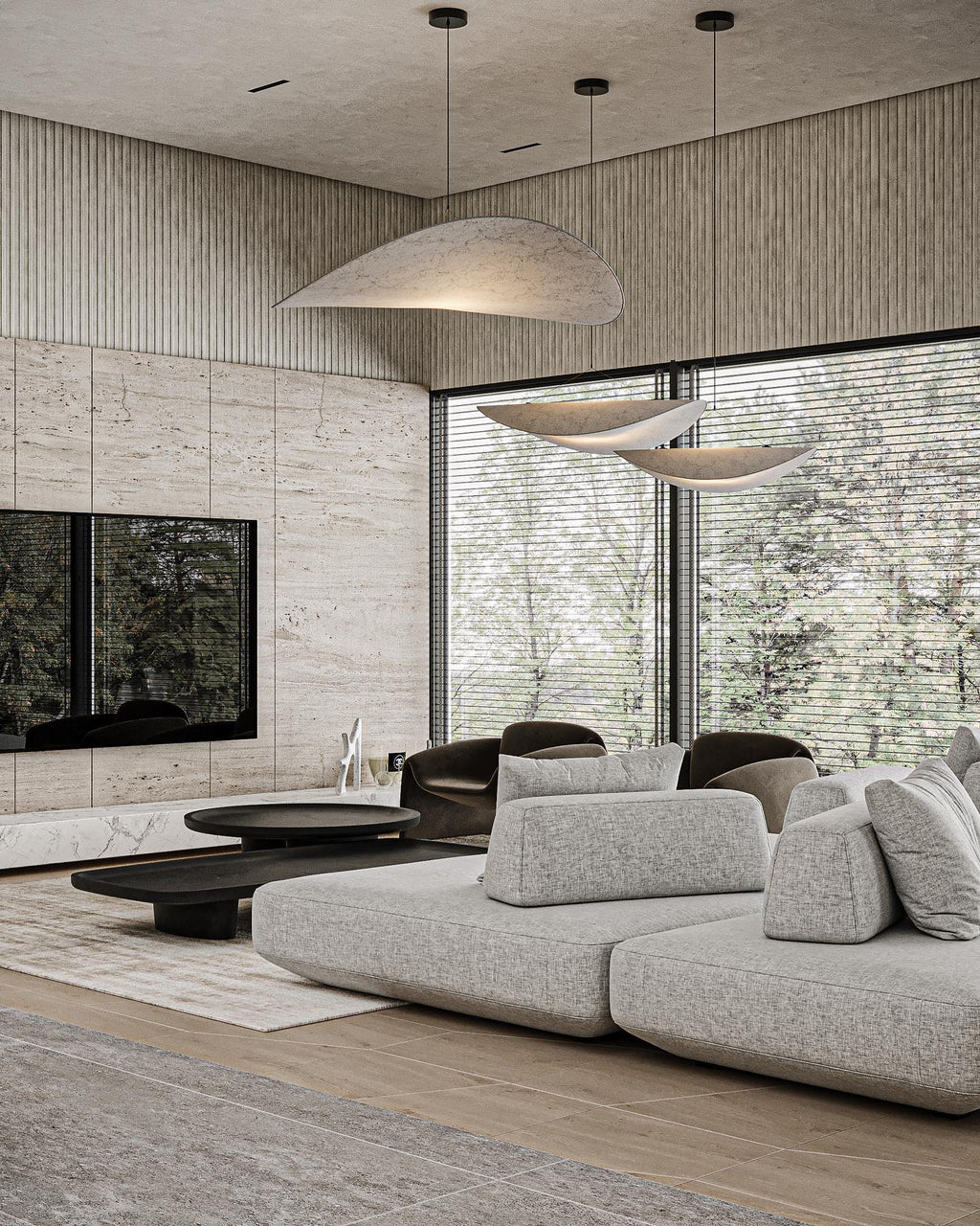 Latia Silk Pendant Lighting